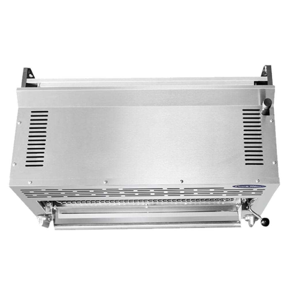 Atosa CookRite 36-Inch Commercial Salamander Broiler - 43,000 BTU High-Power Restaurant Equipment for Perfect Grilling & Melting | Ideal for Pizzerias, Steakhouses & Catering Businesses