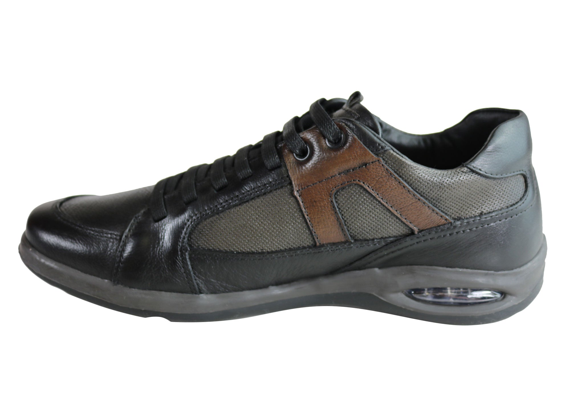 Premium Men's Leather Slip-On Casual Shoes - Handcrafted in Brazil - Comfortable & Stylish Loafers for Work, Travel & Everyday Wear