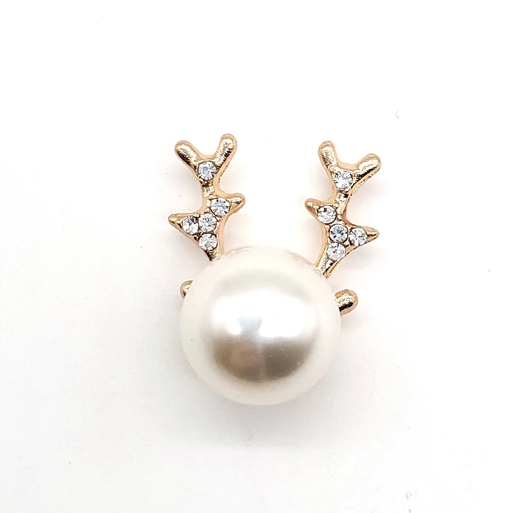Elegant Pearl & Crystal Crown Shoe Charms - Metal Shoe Accessories for Women's Crocs - Decorative Buckle Clog Decor - Perfect Gift for Shoe Lovers (Great for Parties, Weddings & Everyday Wear)