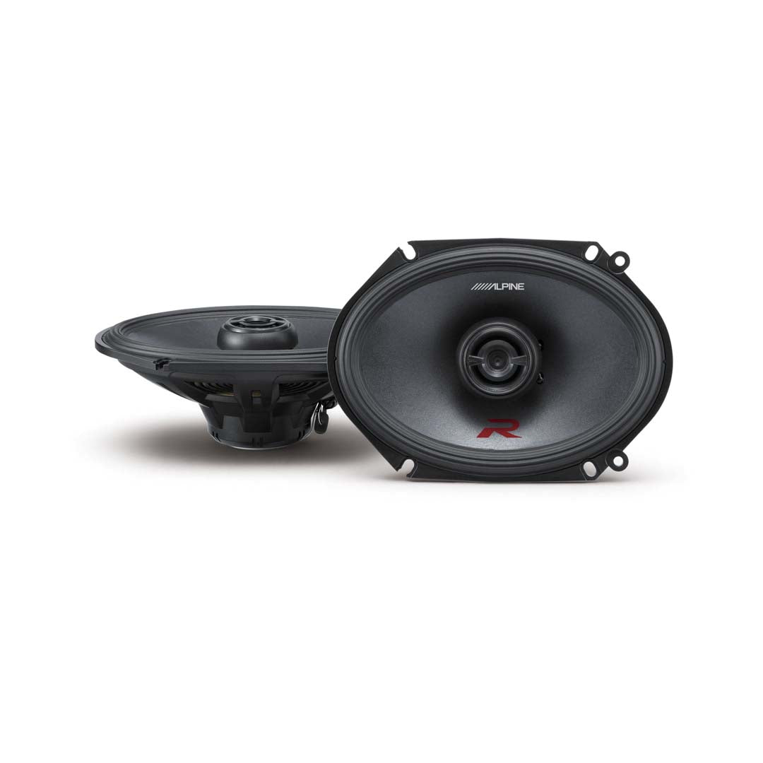 Alpine R-S68 6x8 Inch 2-Way Coaxial Car Speakers - 300W Peak Power, High-Performance Audio for Cars, Trucks & SUVs - Perfect for Upgrading Factory Sound System