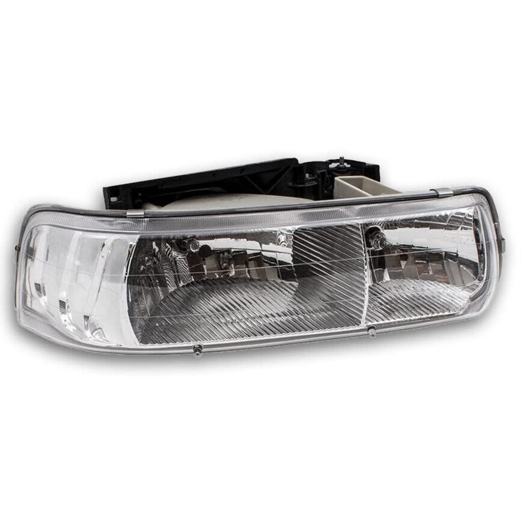 CarLights360: 2000 Chevy Tahoe Headlight Assembly Replacement - GM2505103 Compatible - Perfect for Night Driving & Off-Road Adventures