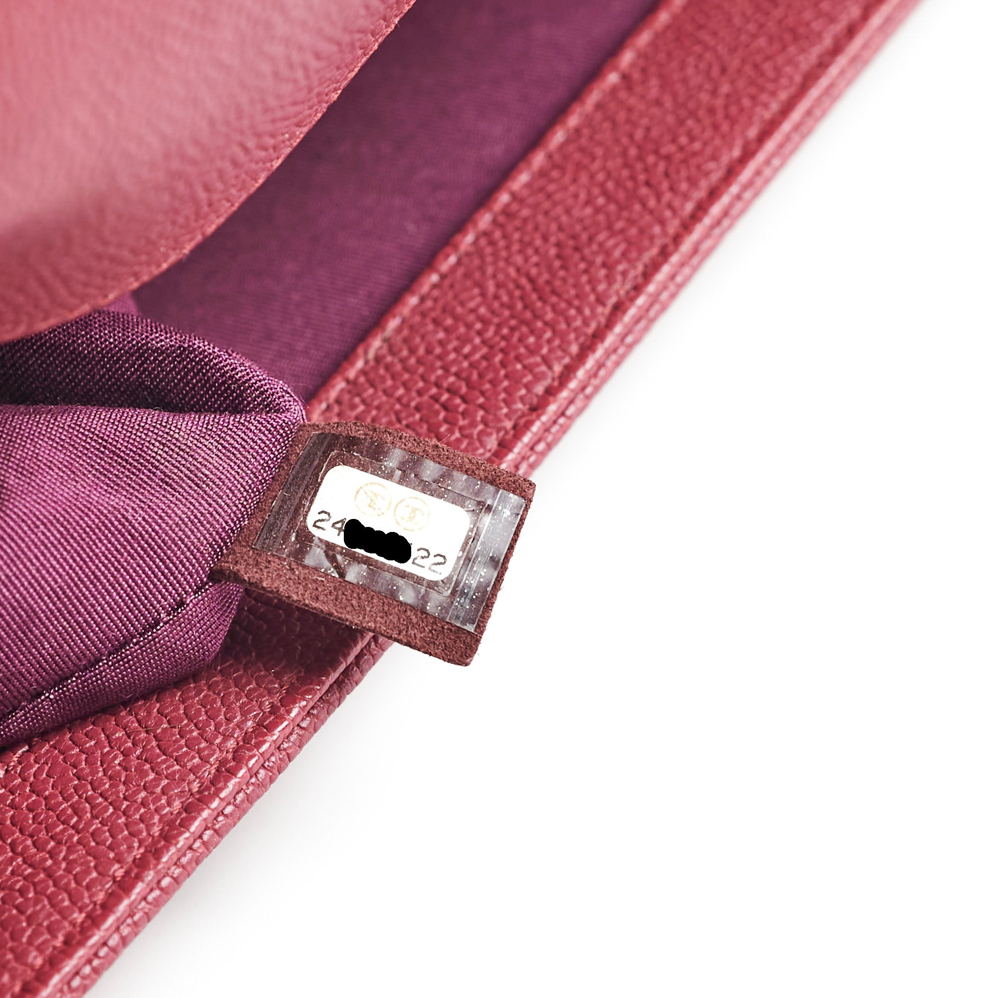 Chanel Caviar Leather Old Medium Boy Bag in Burgundy - Luxury Crossbody Purse for Women, Perfect for Date Nights & Special Occasions