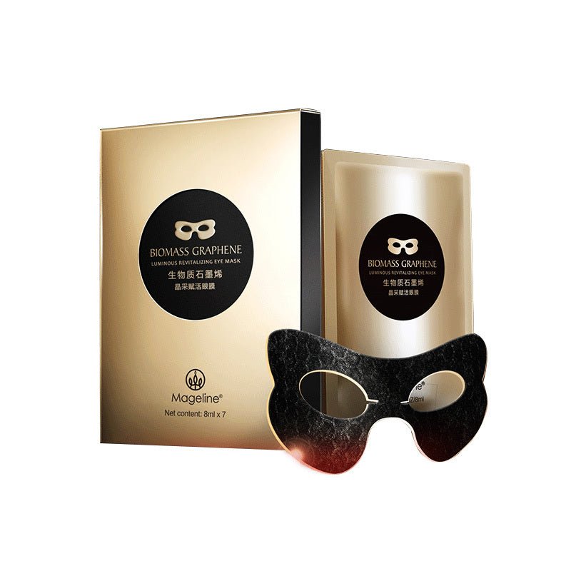 Mageline Biomass Graphene Luminous Revitalizing Eye Mask for Dark Circles & Puffiness - Anti-Aging Eye Care Treatment for Women & Men - Perfect for Night Use & Travel Skincare Routine