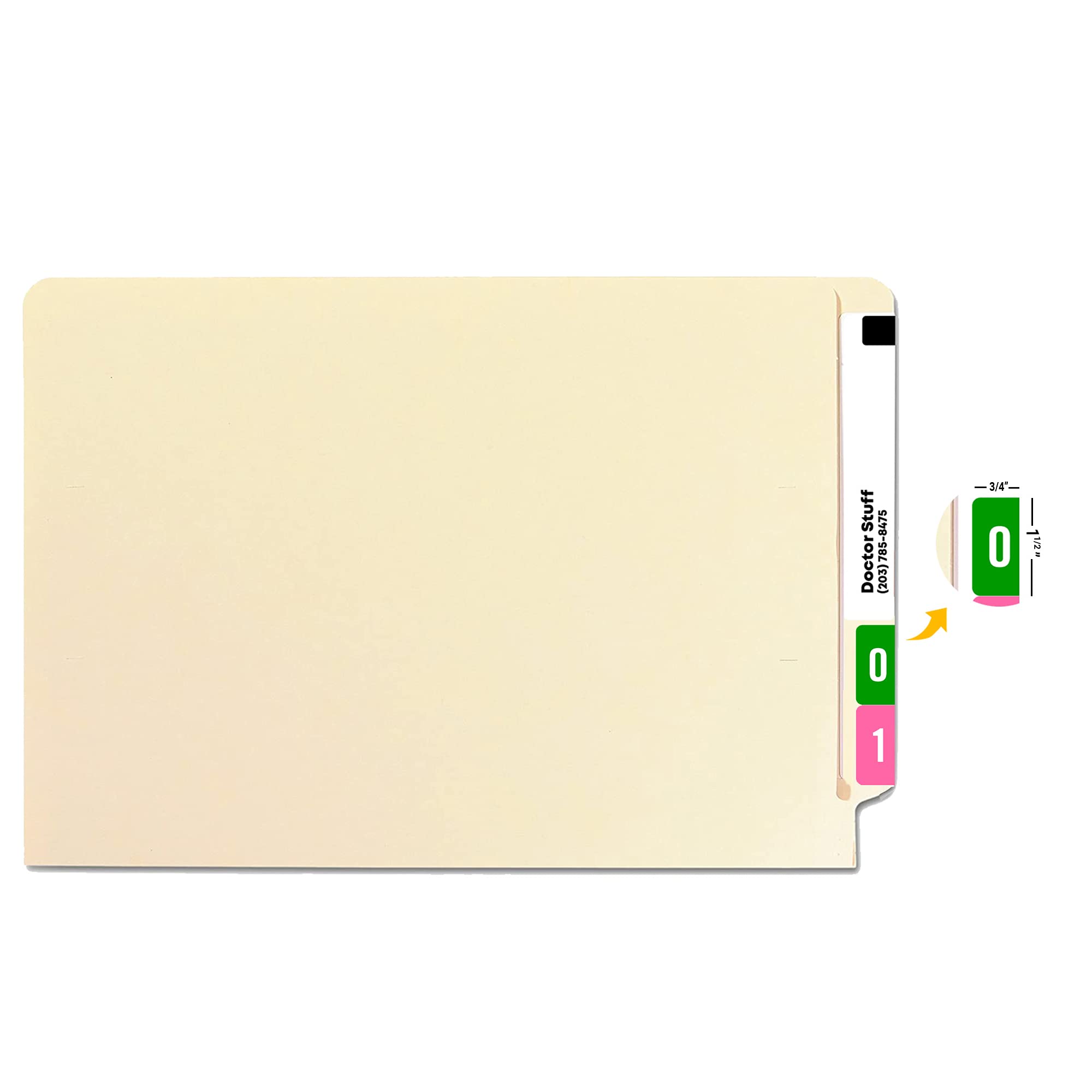 Doctor Stuff - File Folder Labels 0-9 Complete Set, 1-1/2