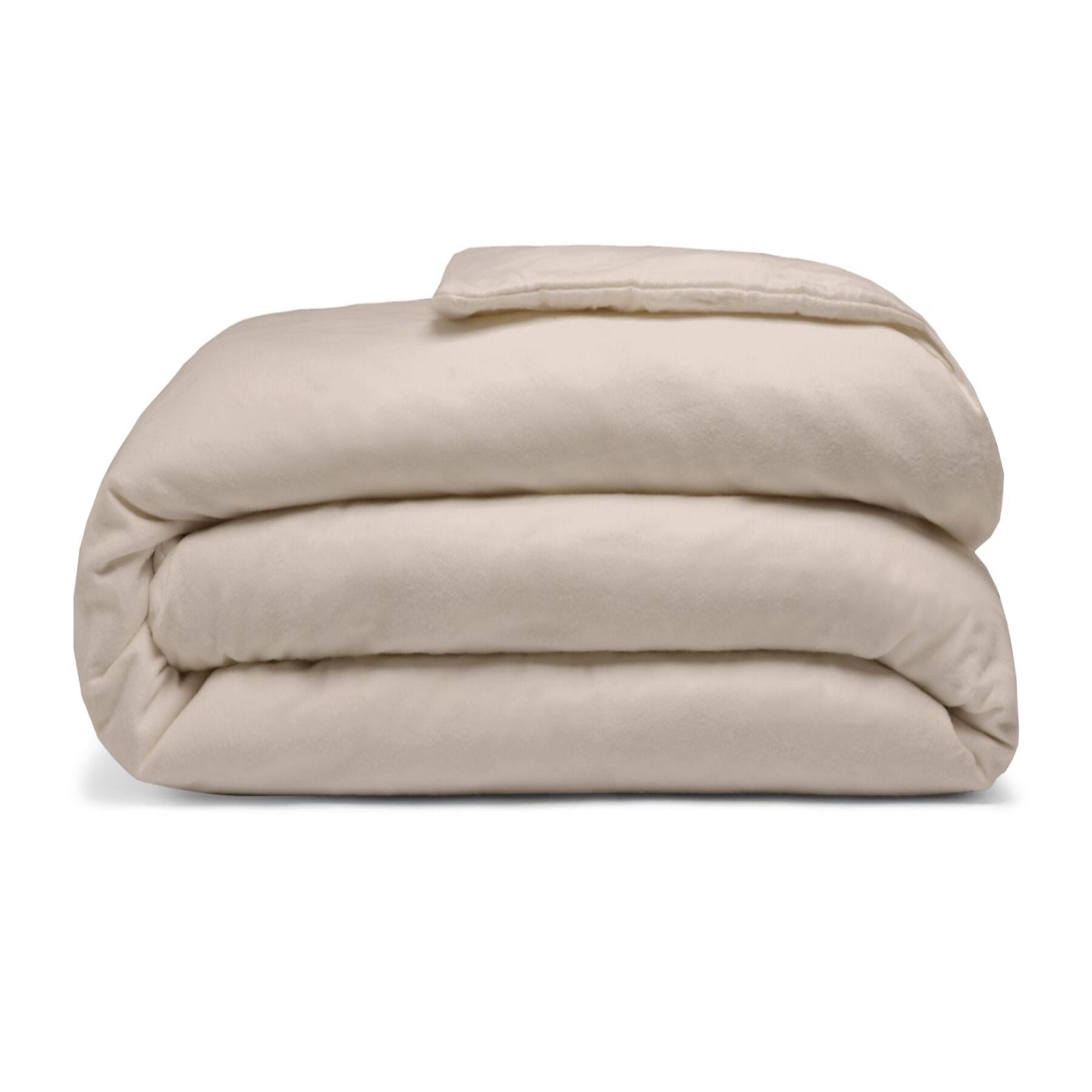 Belledorm Soft Brushed Cotton Duvet Cover Set - Cream Queen Size | Luxury Bedding for Cozy Nights & Hotel-Style Comfort | Perfect for Master Bedrooms & Guest Rooms
