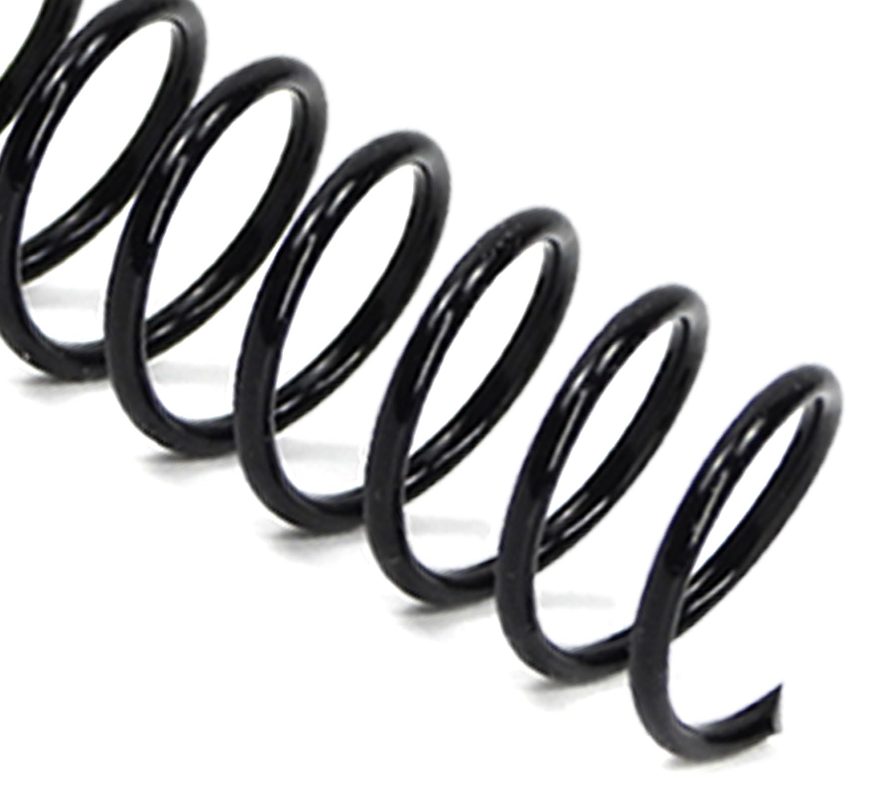 Rayson 31.8mm (1-1/4 inch) Black Plastic Spiral Coil Binding - 3:1 Pitch, 280 Sheet Capacity - Pack of 50 - Perfect for Office Documents, School Projects, and Presentation Binding