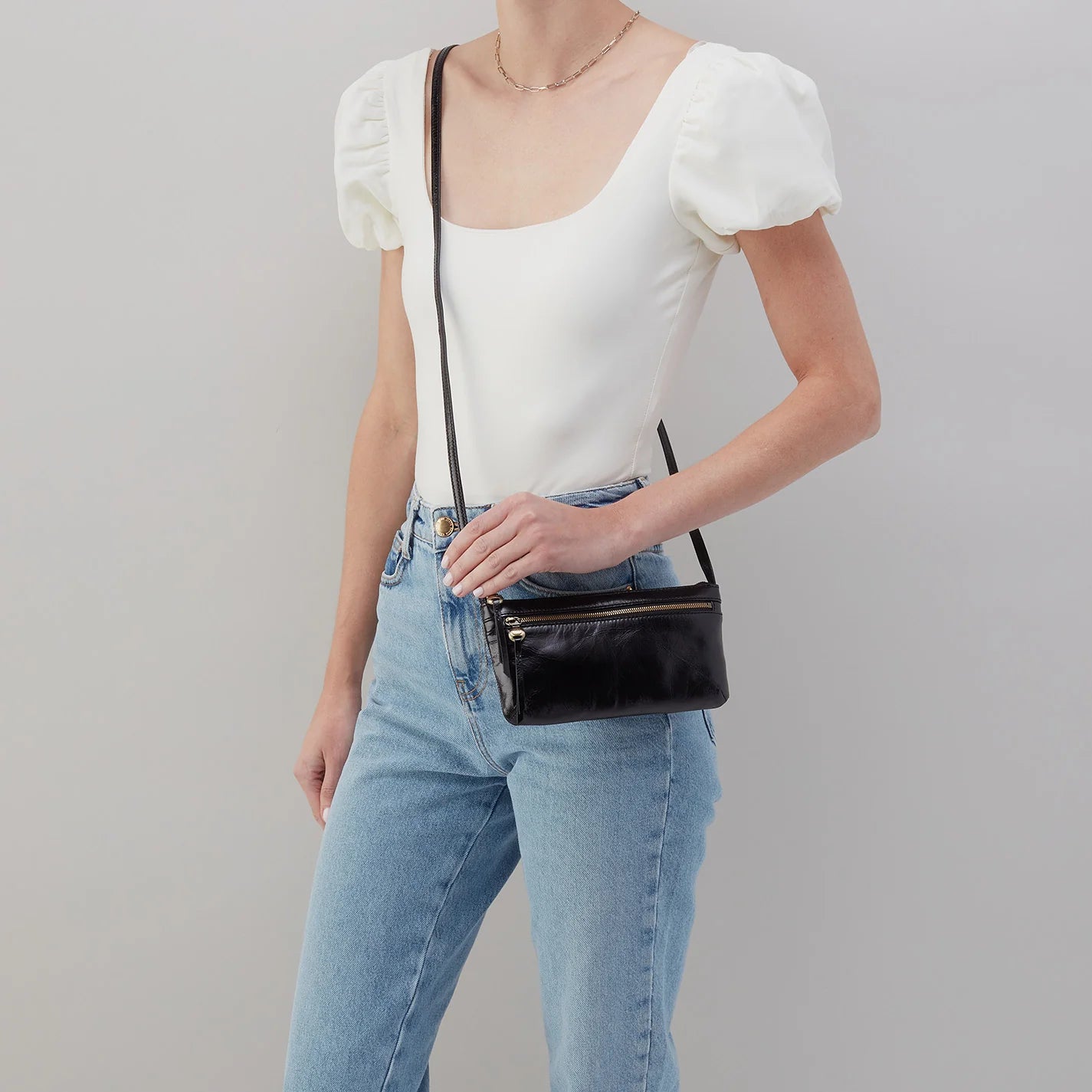 HOBO CARA Crossbody Bag for Women - Stylish & Lightweight Leather Shoulder Purse - Perfect for Work, Travel & Everyday Use