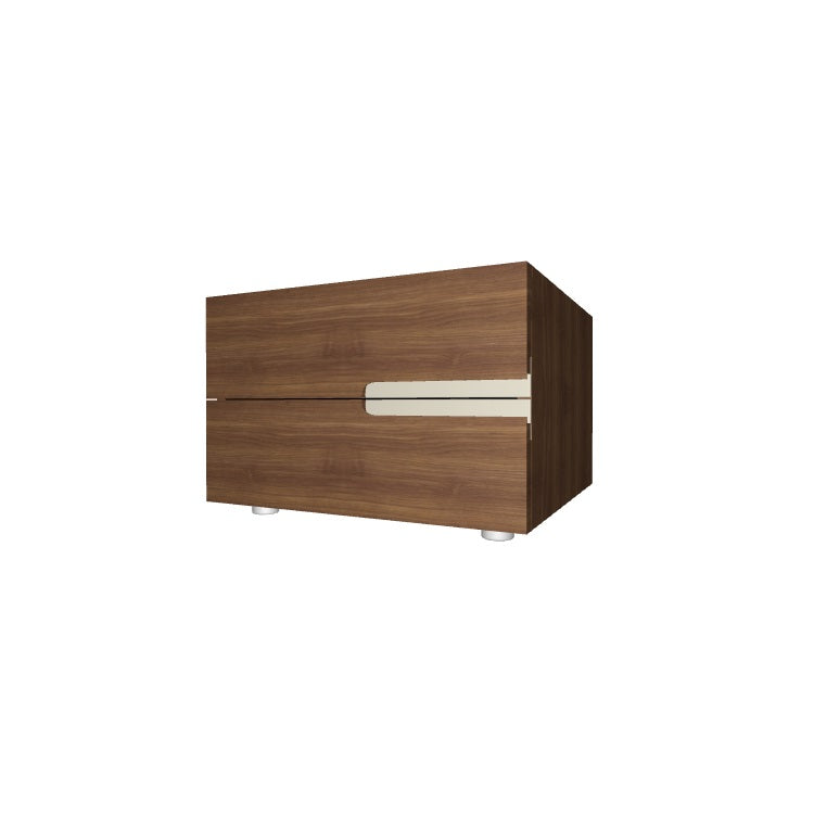 Cattelan Italia Ciro Modern Nightstand - Stylish Bedside Table with Drawer for Bedroom Decor | Perfect for Master Bedroom, Guest Room & Apartment