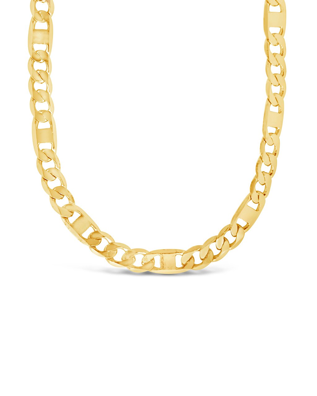 Mixed Mariner Chain Necklace for Women - Trendy Layered Gold & Silver Chunky Link Necklace - Perfect for Casual Wear, Date Night & Boho Fashion