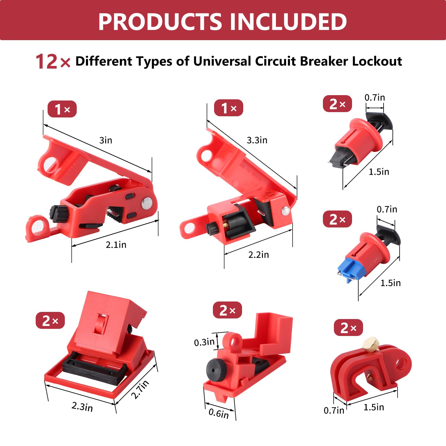 70+ Pcs Multi-Functional Lockout Tagout Kit with Safety Padlock, Lockout Hasp, Ball Valve, Electrical Plug, Gate Valve & Circuit Breaker - OSHA Compliant LOTO Safety Equipment for Industrial Maintenance, Electrical Work & Hazardous Energy Control