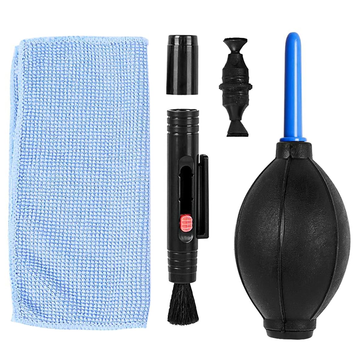 VOANZO Professional Camera Lens Cleaning Kit - Lens Blower, Cleaning Pen & Microfiber Cloth for DSLR, Mirrorless & Action Cameras - Perfect for Travel, Outdoor Photography & Vlogging Accessories