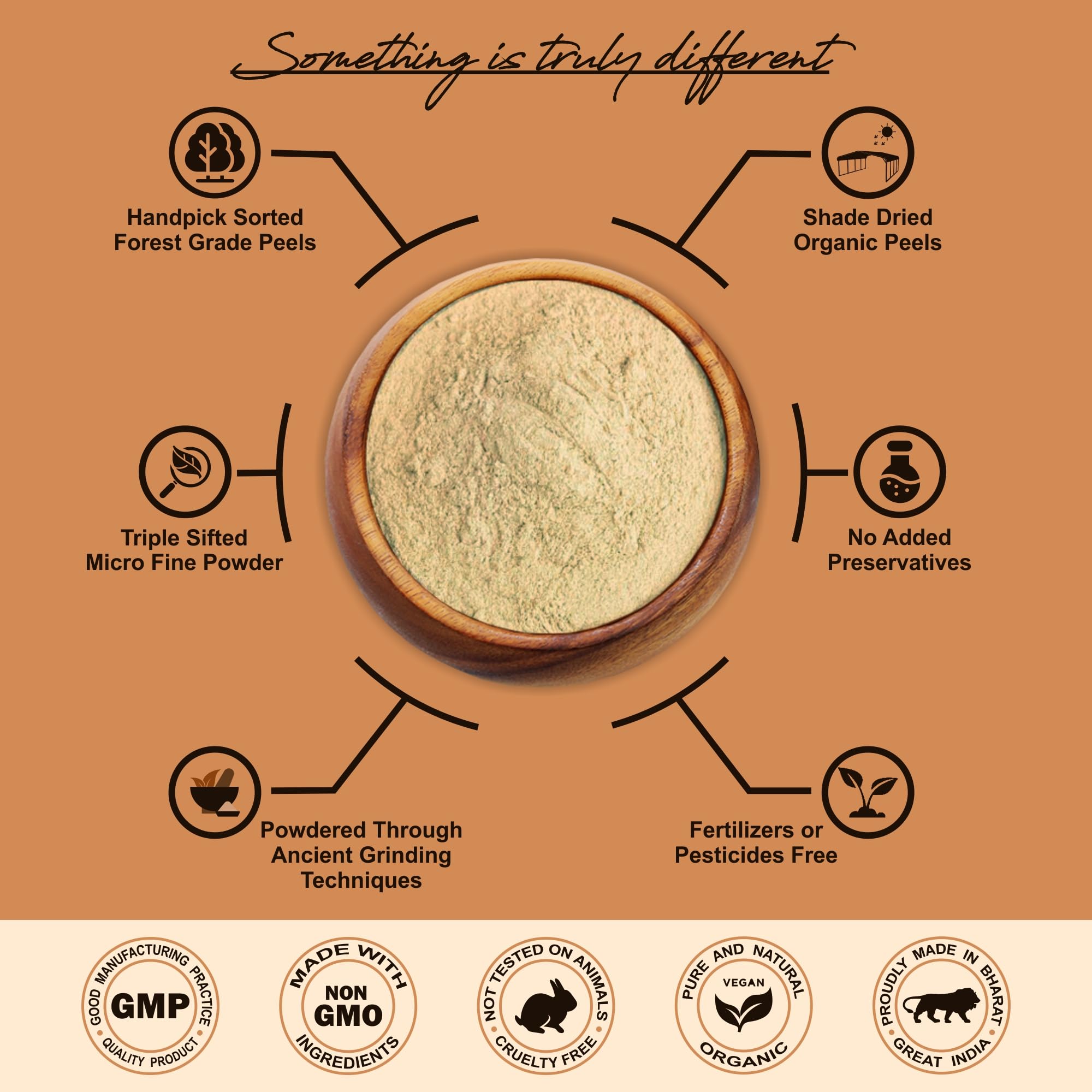 IYUSH Herbal Ayurveda Orange Peel Powder for Skin Whitening & Detan – 900gm | Natural Face Pack for Glowing Skin, Tan Removal & Brightening | DIY Beauty Treatment for Acne, Dark Spots & Uneven Tone