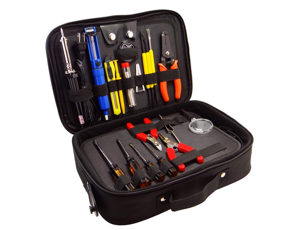 Hobbes HT-2020 Professional Workstation Repair Tool Kit - 45-Piece Computer & Laptop Repair Set with Precision Screwdrivers - Perfect for IT Technicians, DIY PC Builders & Electronics Repair