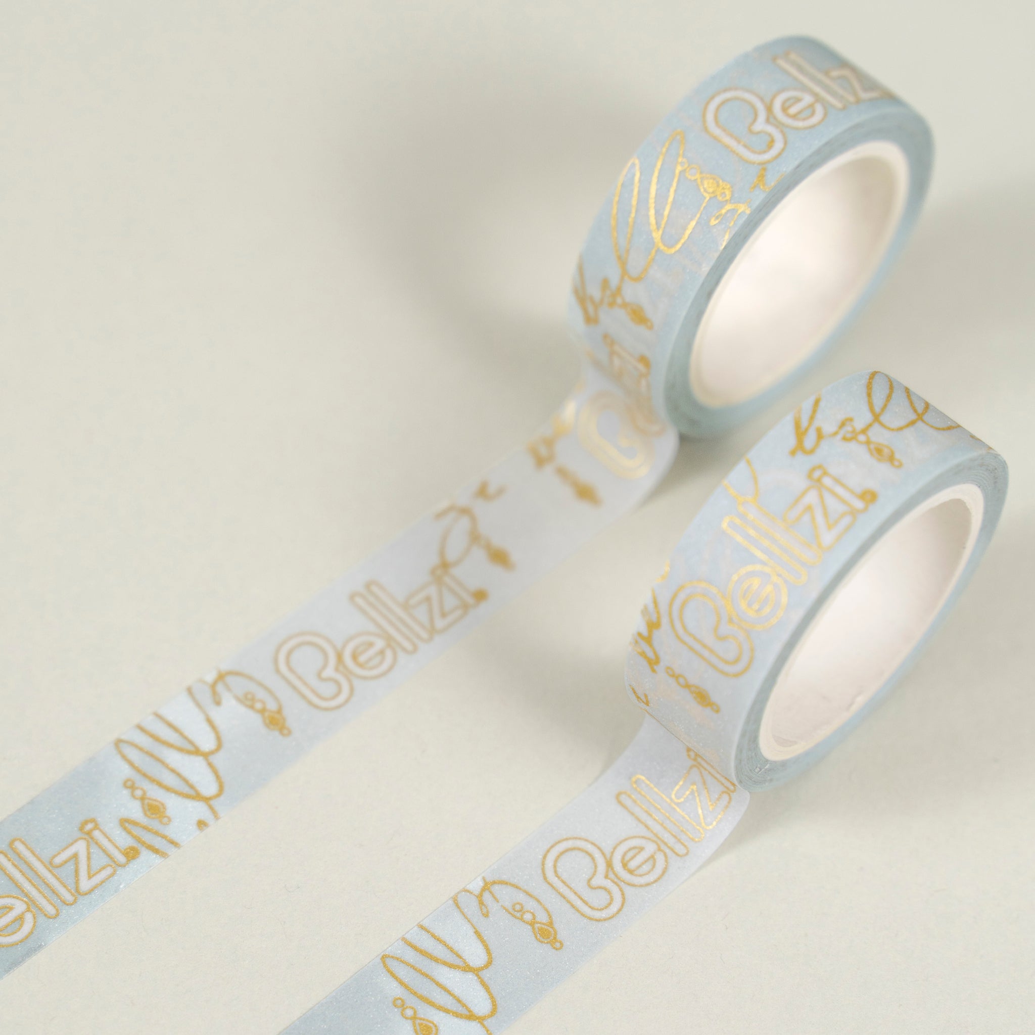 Bellzi Signature Washi Tape - Premium Japanese Decorative Paper Tape for Scrapbooking, Journaling, Gift Wrapping & DIY Crafts - Perfect for Home, Office & School Projects