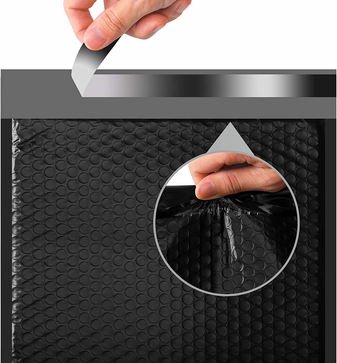10.5x16 Inch Bubble Mailer Padded Envelope - Black Waterproof Shipping Bags for Ecommerce, Small Business & Online Sellers - Perfect for Shipping Books, Jewelry, Cosmetics & Fragile Items