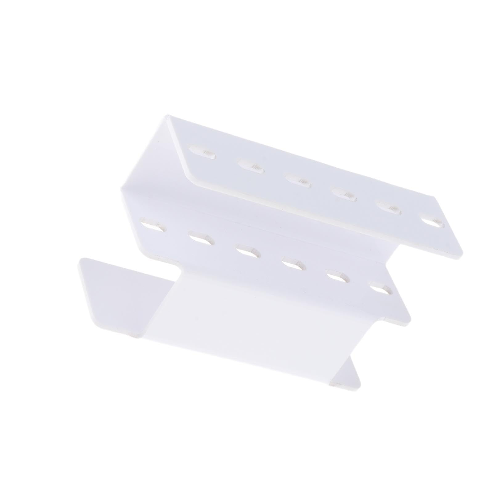 White Acrylic Stand for Eyelash Tweezers Organizer - Holds 6 Tools | Perfect for Salon, Makeup Artists & Home Beauty Stations