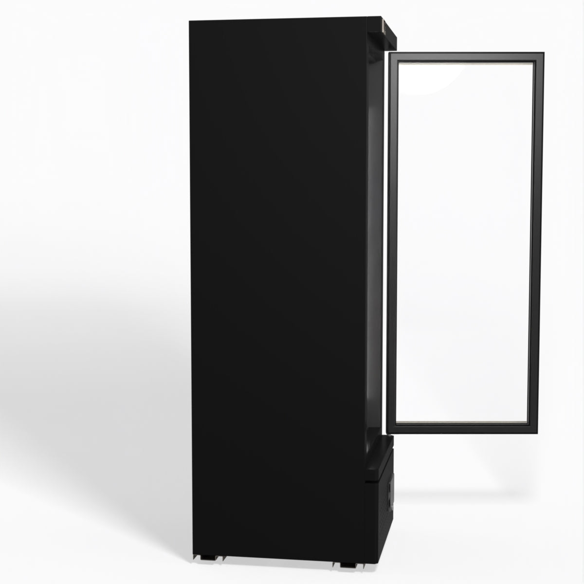 450L Single Glass Door Upright Display Refrigerator for Commercial Use - Perfect for Supermarkets, Convenience Stores, and Restaurants
