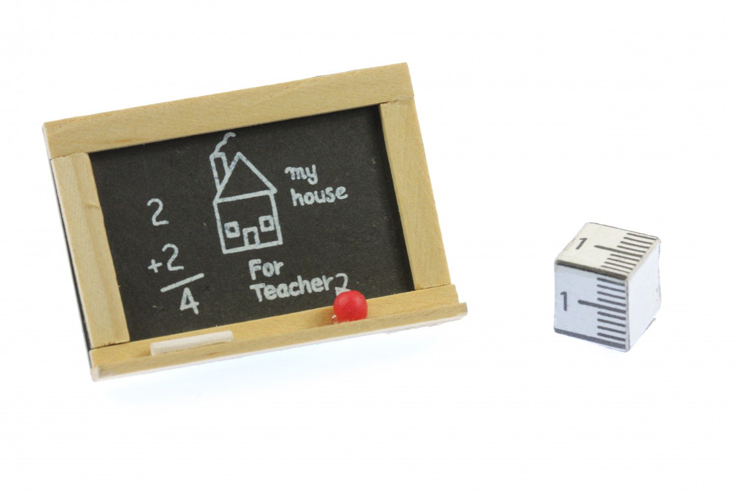Miniblings Wooden Teacher & Student Pin Badge Set - Blackboard Design School Brooch for Teachers, Pupils, and Educators - Perfect for Classroom Gifts, Appreciation Awards, and School Events