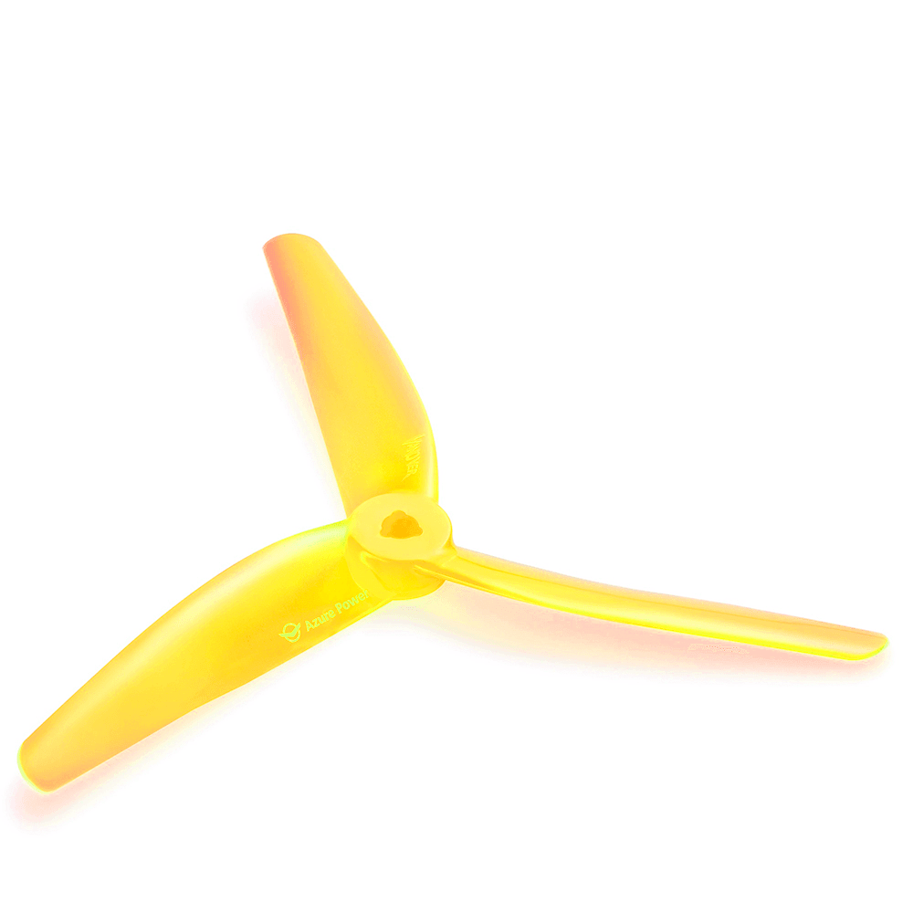 Azure Power Vanover Limited Edition 5.1x3.0x3 POPO Compatible Tri-Blade 5 Prop 4 Pack - Choose Your Color - Perfect for Drone Racing, Aerial Photography & FPV Flying