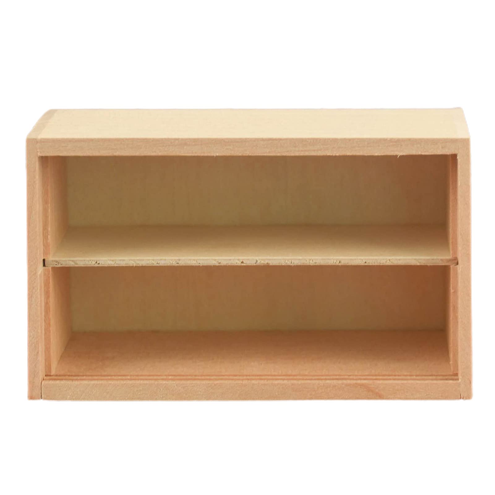 ONWRACE Mini Doll House Furniture Set - Handmade Wooden Bookshelf, Cabinet & Decor Accessories for Dollhouse - Perfect for Collectors, DIY Enthusiasts & Kids Playroom Display
