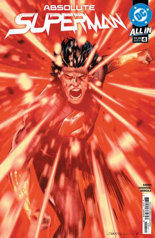 Absolute Superman #4 Cover A Rafa Sandoval - DC Comics Collectible Edition - Perfect for Superhero Fans & Comic Book Collectors - Great for Display, Gifts, and Home Decor