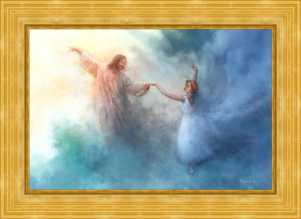 A Pas De Deux By Yongsung Kim - Elegant Ballet Art Print for Home Decor | Perfect for Dance Studios, Living Rooms & Gift Ideas
