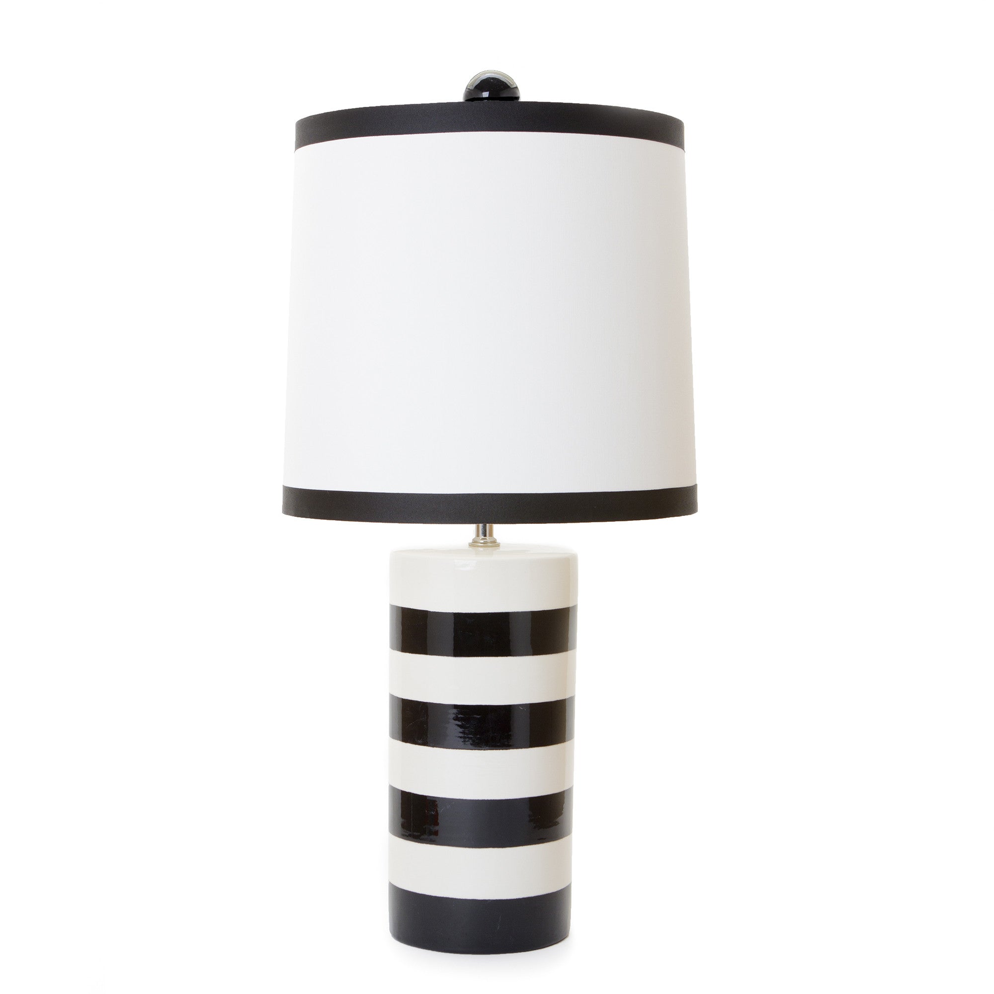 Modern Canopy Stripe Cylinder Lamp - Stylish LED Bedside Lighting for Bedroom, Living Room & Office - Energy Efficient Home Decor with Adjustable Brightness