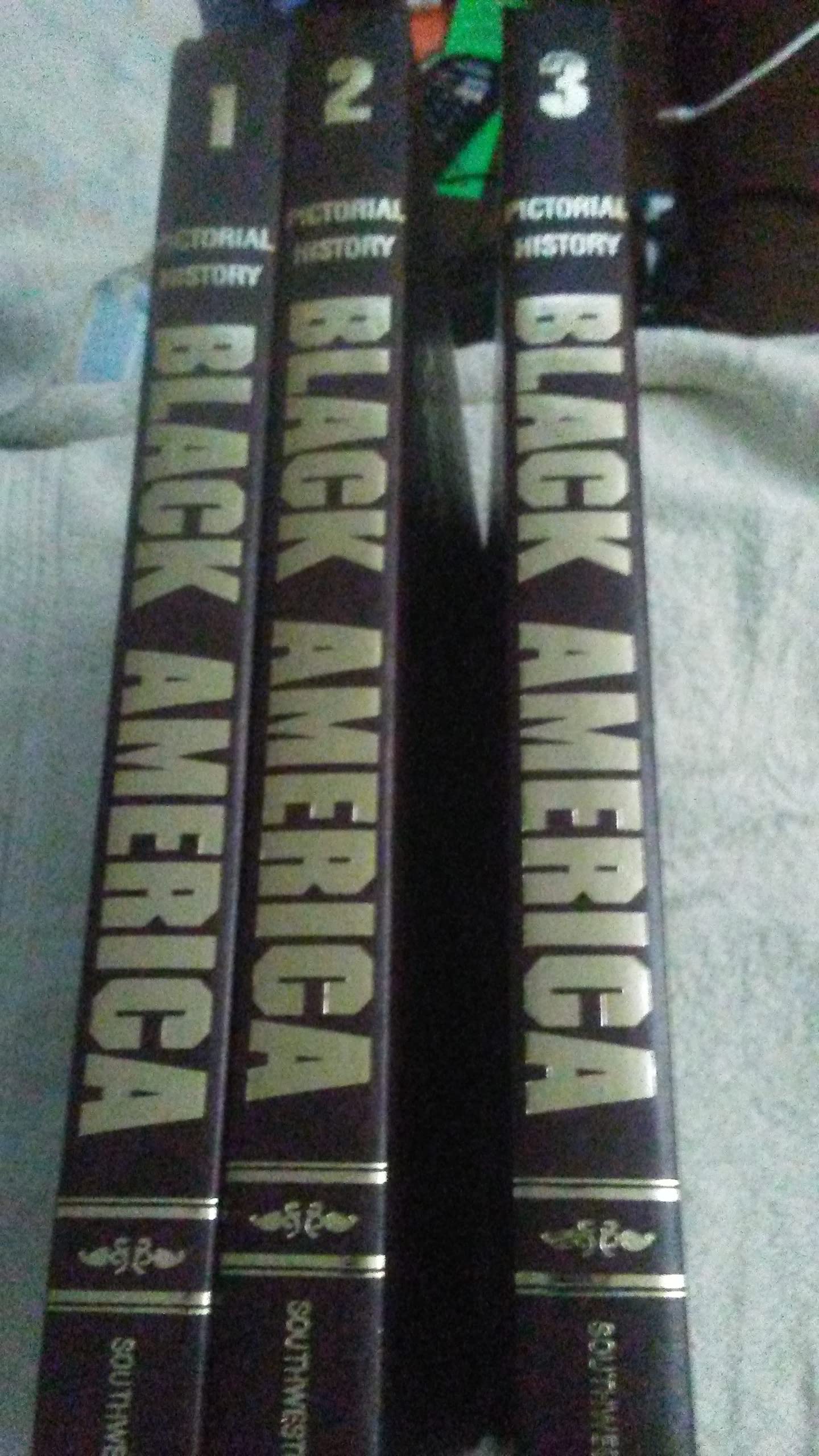 Ebony Pictorial History of Black America - 3 Volume Hardcover Book Set | African American Heritage & Culture Collection | Perfect for Home Libraries, Schools & Gift Giving