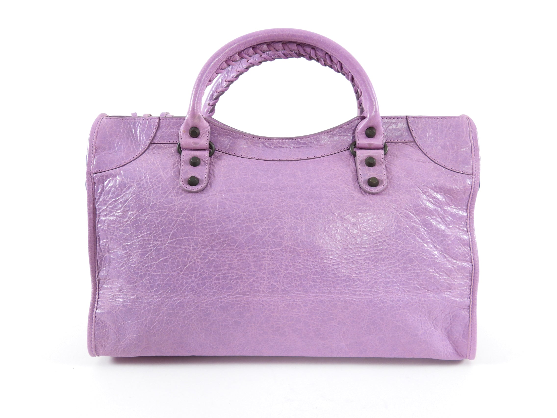 Balenciaga Classic City Medium Lambskin Handbag in Lilac Purple - Luxury Designer Shoulder Bag for Women, Perfect for Everyday Use & Special Occasions