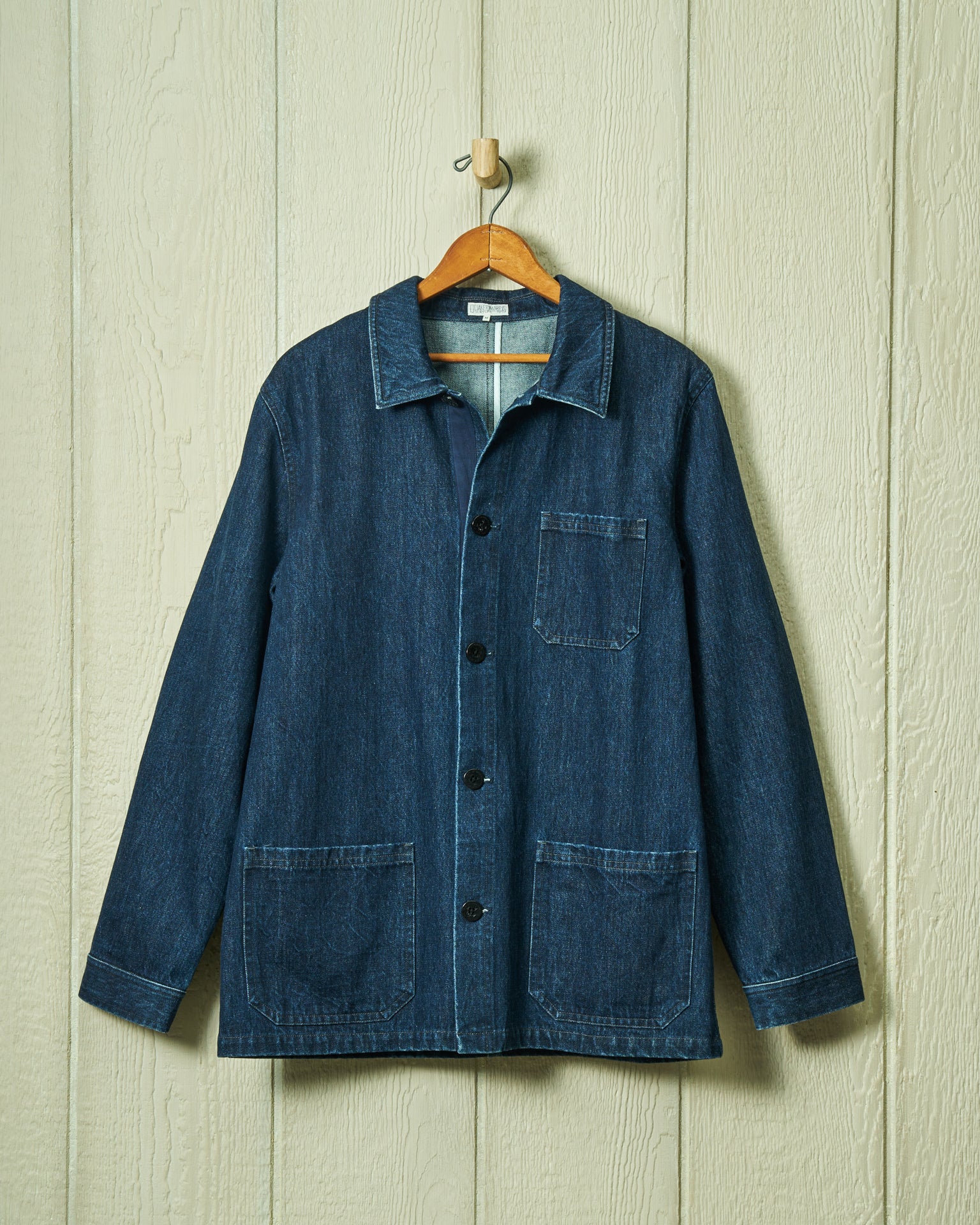 Vintage French Workman's Denim Jacket - Mid Wash Blue for Men & Women | Perfect for Casual Outfits, Workwear & Street Style Fashion