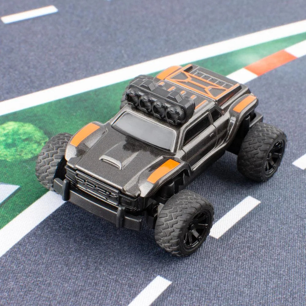 Turbo Racing 1:76 Scale C81 Big Foot Baby Monster Truck - Full Proportional RTR (Ready-to-Run) RC Car Kit for Kids & Adults - Perfect for Off-Road Racing, Stunt Shows & Collectible Display