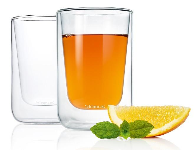 Premium 8oz Glass Set of 2 - Clear Drinking Glasses for Water, Juice & Cocktails - Perfect for Home, Bar, Restaurant & Party Use