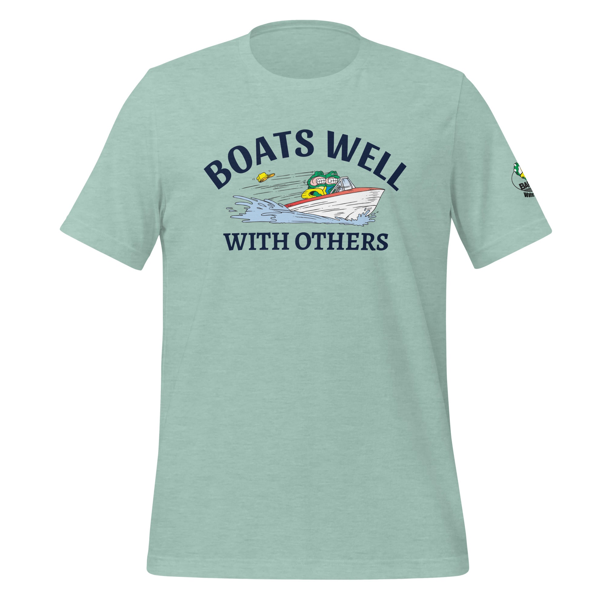 Boats Well with Others Unisex T-Shirt | Bart's Water Sports | Perfect for Boating, Sailing & Water Sports Enthusiasts