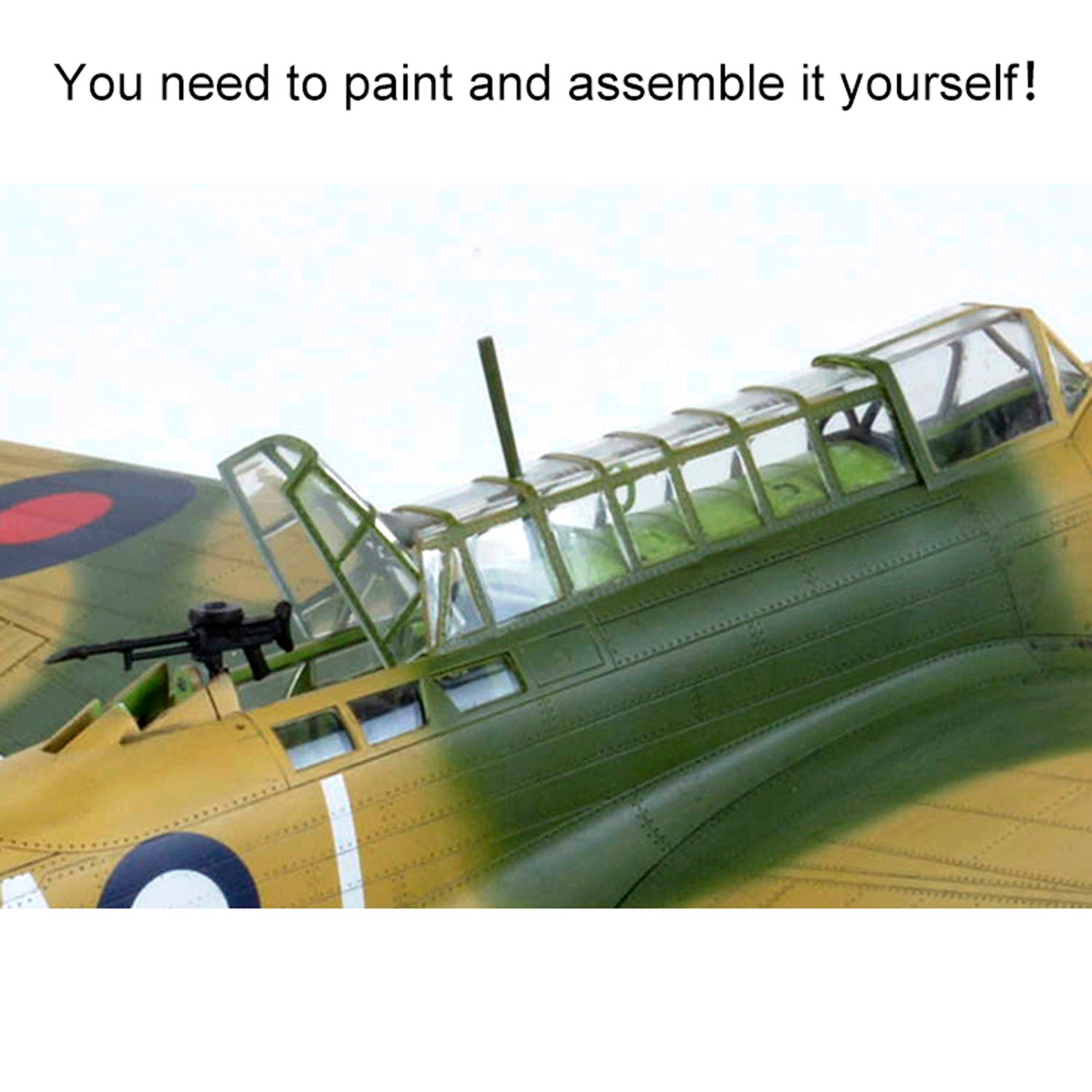 Trumpeter 1/35 Scale Fairey Battle MK1 Light Bomber Plastic Model Kit - Highly Detailed Collectible Aircraft with Customizable Features - Perfect for WWII Enthusiasts and Model Builders