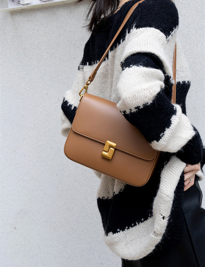 Stylish Modern Square Crossbody Bag for Women - Trendy Shoulder Purse with Adjustable Strap - Perfect for Work, Travel & Everyday Use