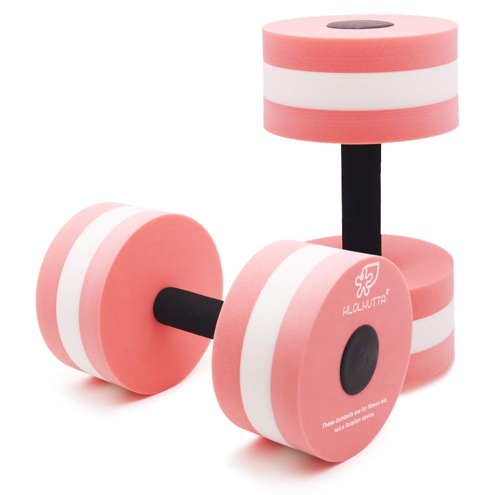 2PCS Water Aerobic Dumbbells - Foam Pool Resistance Training Equipment for Aqua Fitness, Swimming & Weight Loss - Perfect for Water Exercises, Hydrotherapy & Low-Impact Workouts