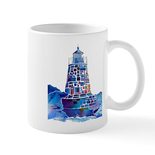 White - Castle Hill Lighthouse R.I. Mug