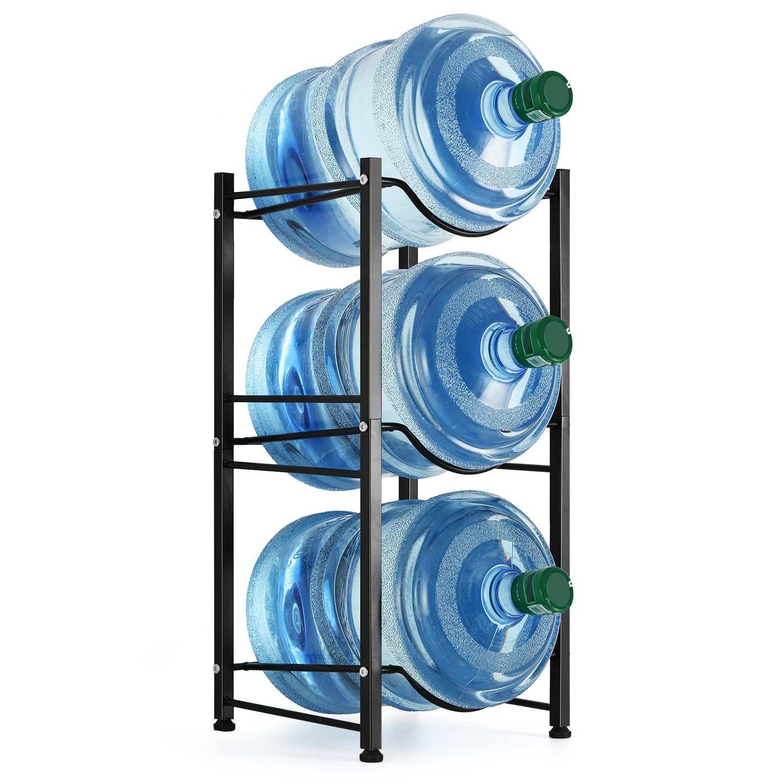 5 Gallon Water Bottle Holder - Heavy Duty 3-Tier Organizer for Home & Office