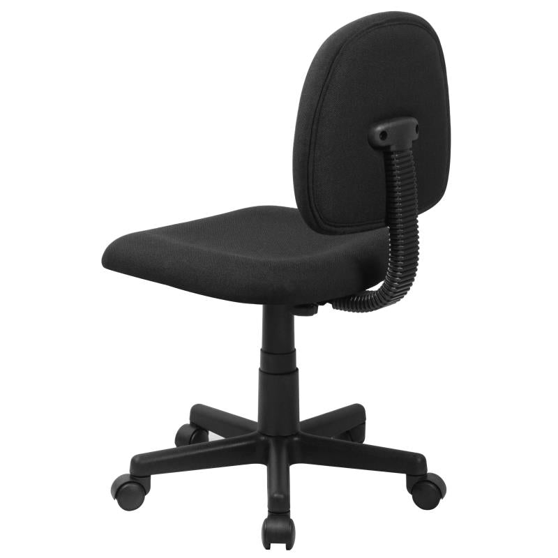 BT 660 Flash Mid Fabric Swivel Armless Task Office Chair - Ergonomic Desk Chair for Home & Office Workspace, Study, Gaming, and Conference Rooms