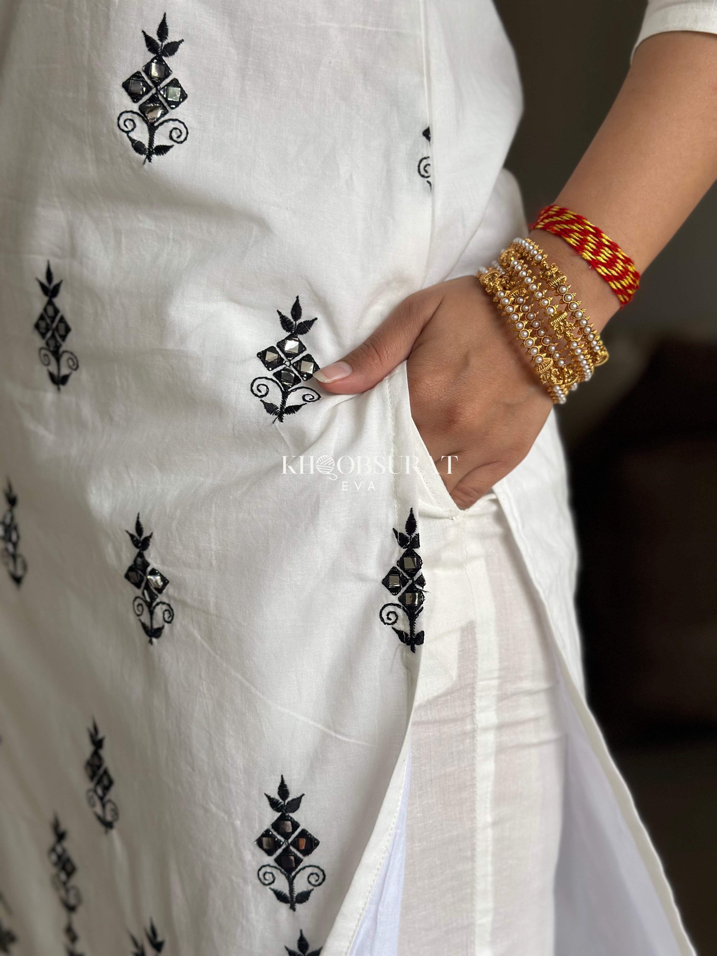 Biba White Kurta Suit Sets for Women | Elegant Indian Ethnic Wear | Perfect for Festivals, Weddings & Casual Outings