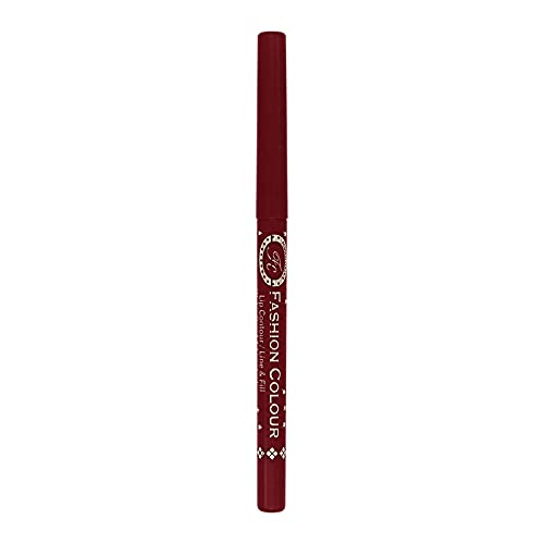 Fashion Color Lip Liner - Waterproof Long Lasting Matte Lip Contour Pencil for Line & Fill, Smudge Proof & Transfer Proof, 10g Rum Raisin Shade | Perfect for Everyday Makeup, Night Out & Professional Looks