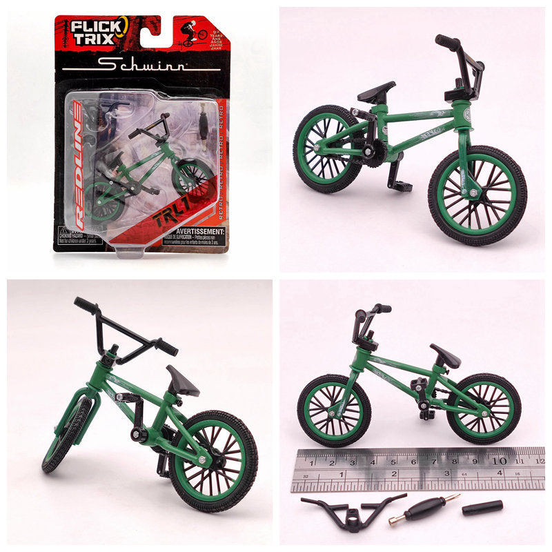 Premium Finger Bike FLICK TRIX Mini BMX Diecast Model Toy - Collectible Miniature Bicycle for Kids & Adults - Perfect for Office Desk Decor, Stress Relief, and Gift Giving