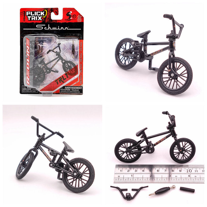 Premium Finger Bike FLICK TRIX Mini BMX Diecast Model Toy - Collectible Miniature Bicycle for Kids & Adults - Perfect for Office Desk Decor, Stress Relief, and Gift Giving