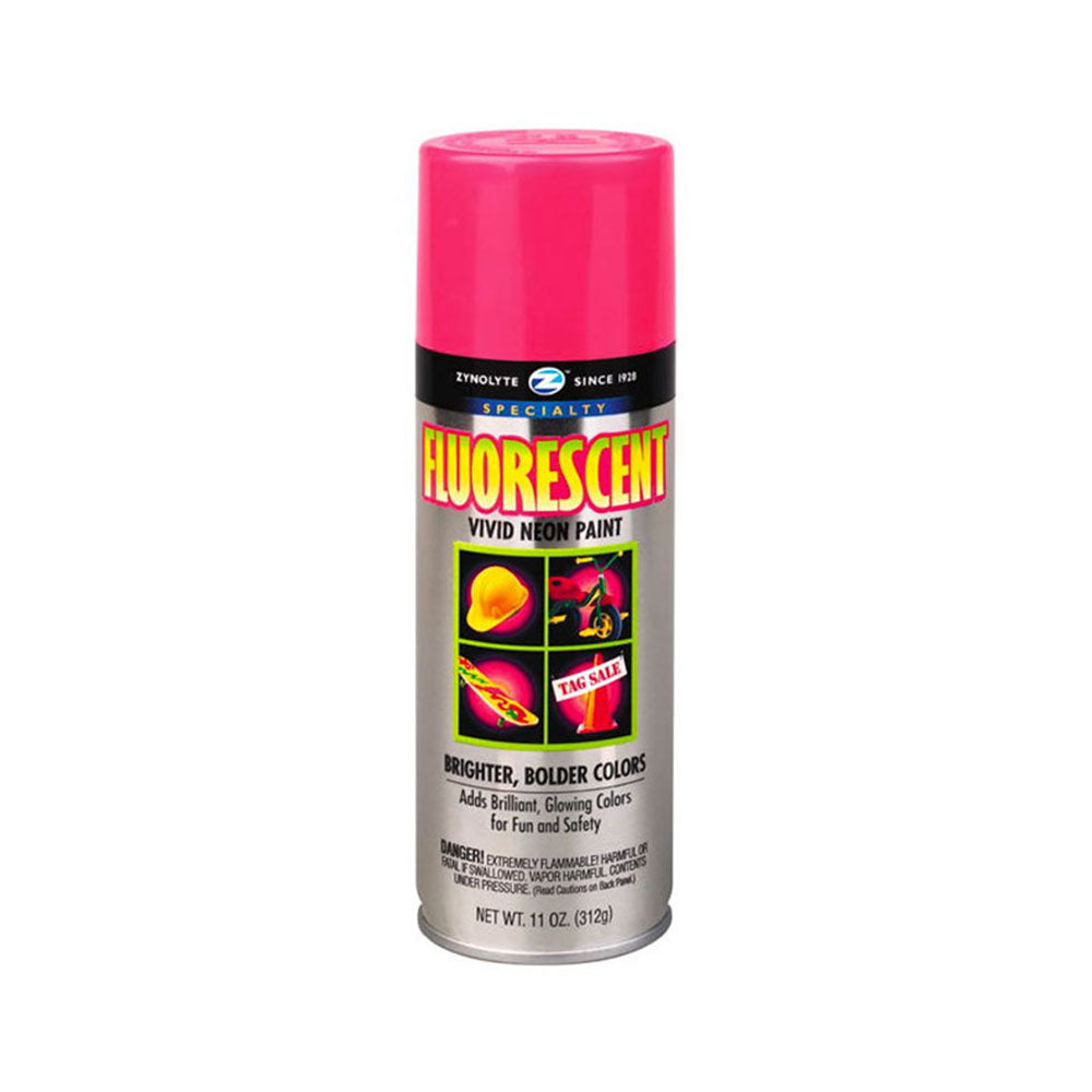 Aervoe Z1421 Fluorescent Hot Pink Zynolyte Spray Paint - High Visibility for Safety Marking, DIY Projects & Outdoor Decor