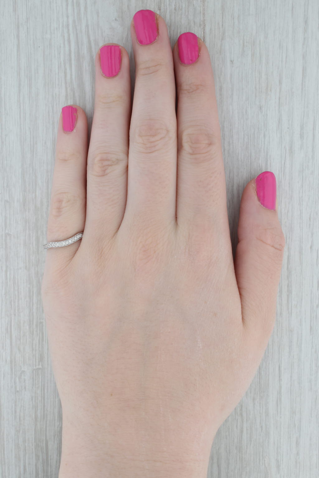 0.25ctw Contoured Diamond Wedding Band - Stackable Anniversary Ring Size 7 - Perfect for Bridal Sets, Stacking Rings & Special Occasions