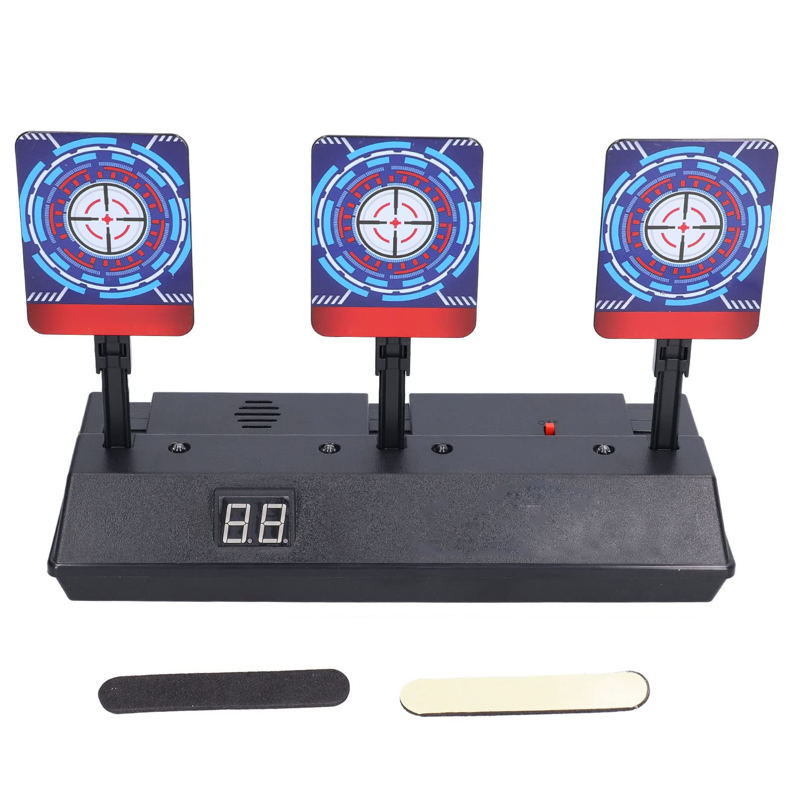 Electric Shooting Target with Auto Reset - Digital LED Scoreboard & Flash Sound for Kids - Perfect for Backyard Shooting Practice & Outdoor Fun