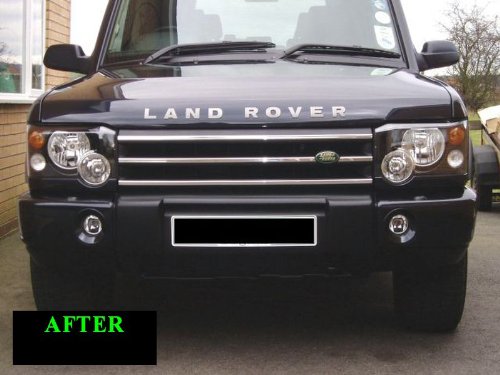 2003-2004 Land Rover Discovery Chrome Grill Trim Replacement - OEM Style Front Grille Cover for 03-04 Discovery SE7 | Perfect for Off-Roading & Car Customization
