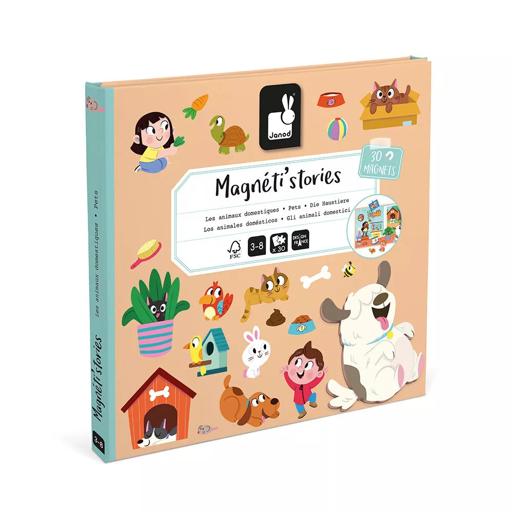 Magnetic Story Blocks for Kids - Fun Pet-Themed Educational Toys for Learning & Play | Perfect for Preschool, Classroom & Home Activities