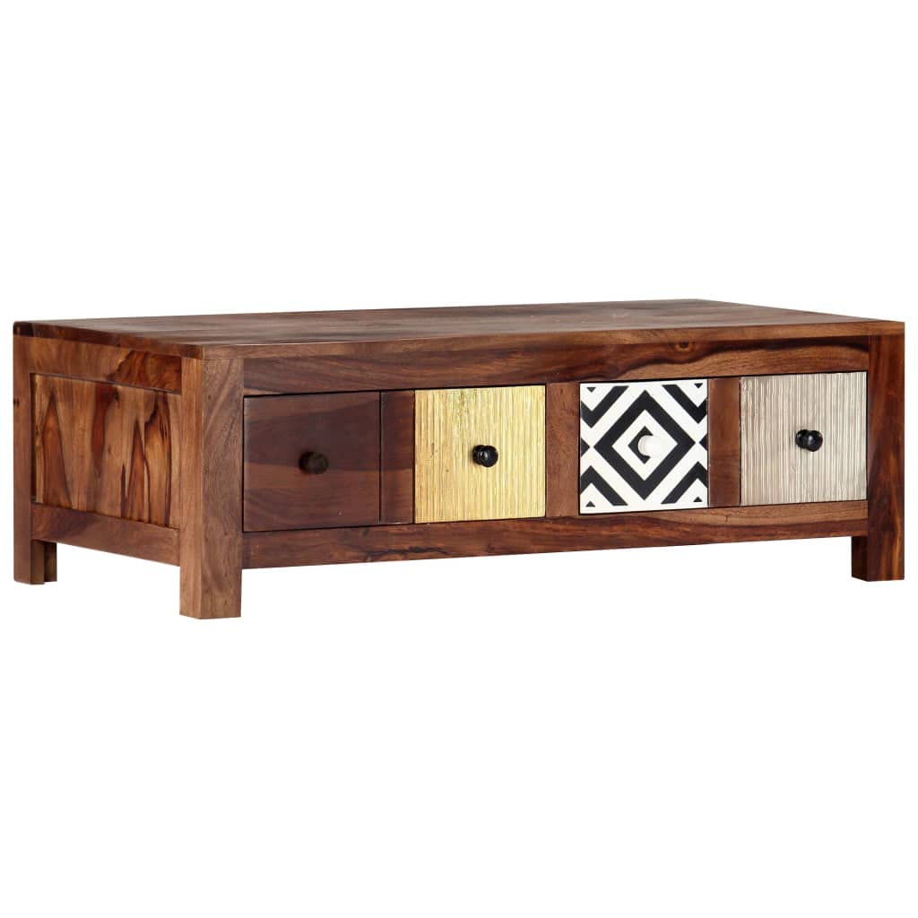 Modern Coffee Table with Storage - 35.4