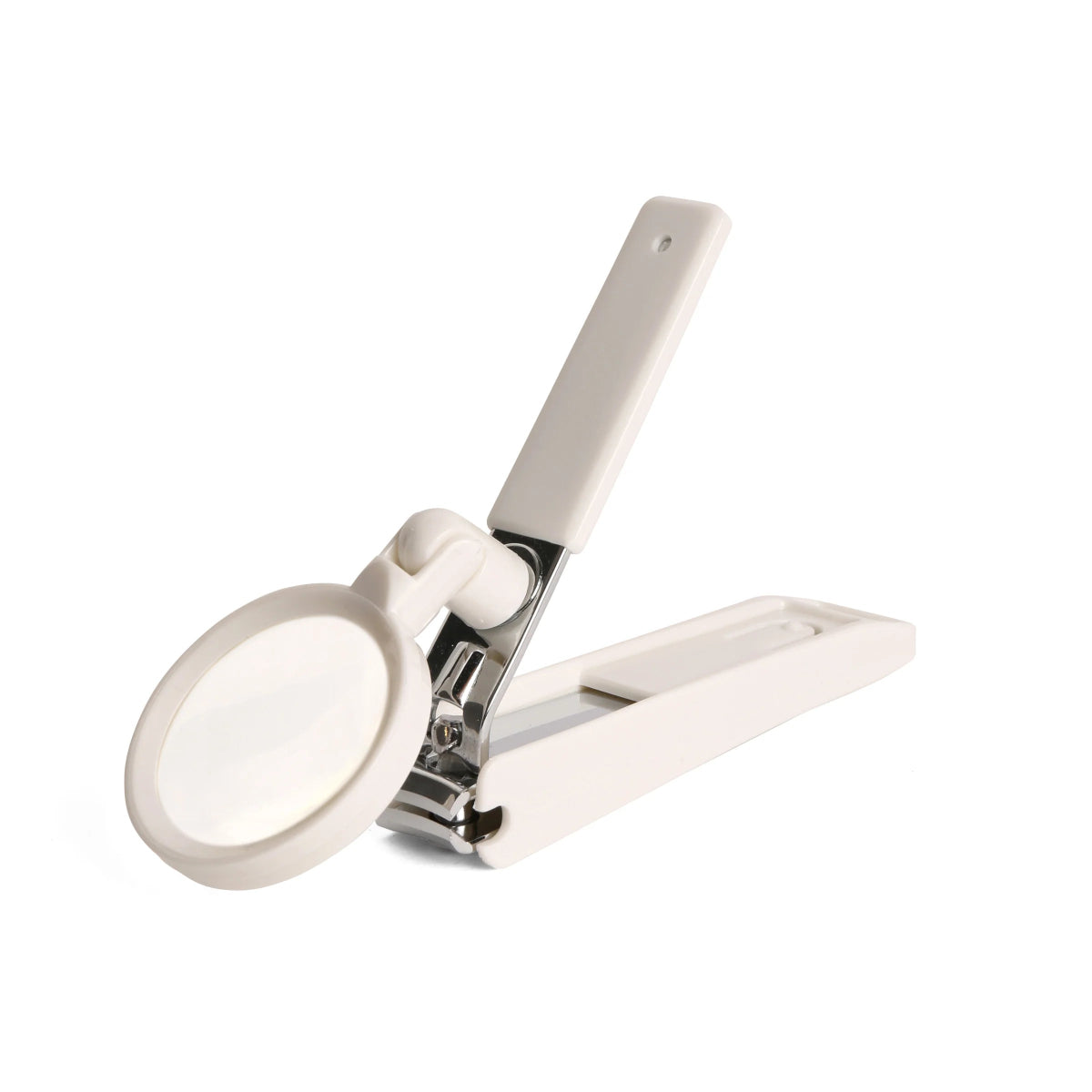 Kikkerland Magnifying Nail Clippers with 3X Lens - Precision Nail Care for Seniors & Low Vision - Perfect for Travel, Home, and Grooming Kit